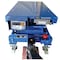 Vestil Steel Hydraulic Double Scissor Cart DC Powered With Scale 20 In. x 40 In. 1,500 lb Blue CART-1500D-DC-CTD-SC - alternate 2